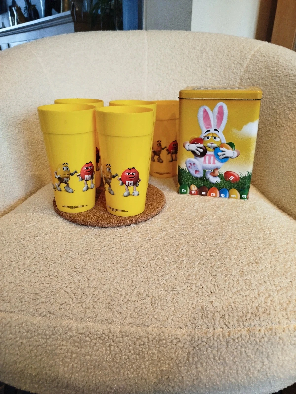 Lot verres boîte M&M's